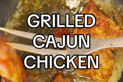 Grilled Cajun Chicken dengan Nasi Goreng