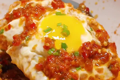 Telur Sambal Tomato Cendawan