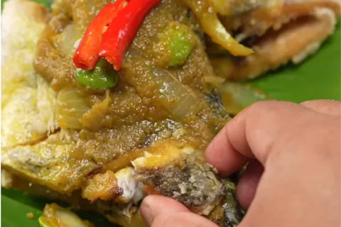 Siakap Sambal Hijau Petai