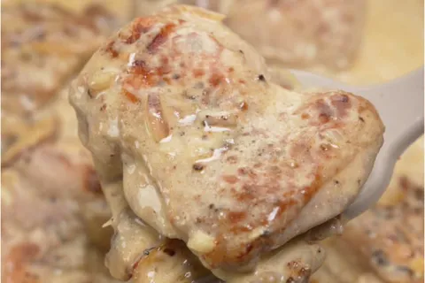 Creamy Garlic Mushroom Chicken