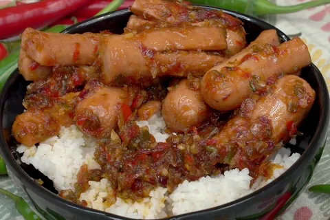 Sausage Masak Cili Padi