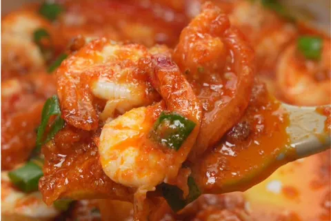 Udang Masak Sos Pedas