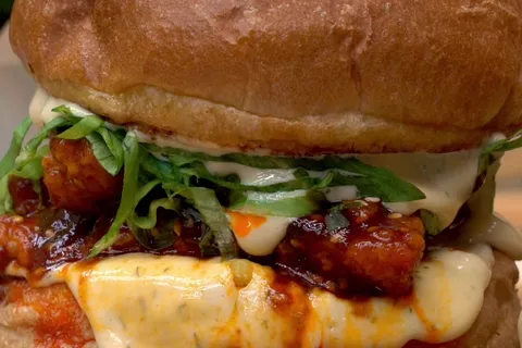 Korean Chicken Burger