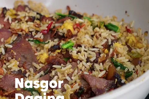 Nasi Goreng Daging Salai