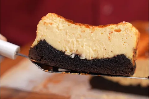 Brownies Burnt Cheesecake