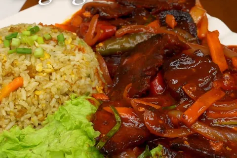 Nasi Goreng Daging Merah