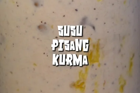 Susu Pisang Kurma Vanila