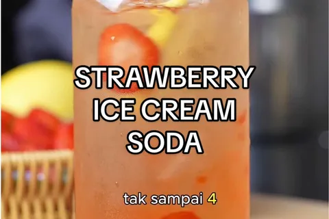 Air Strawberry Ice Cream Soda
