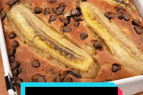 Kek Pisang Coklat Chip