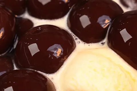 Ice Chocolate Jelly Ball