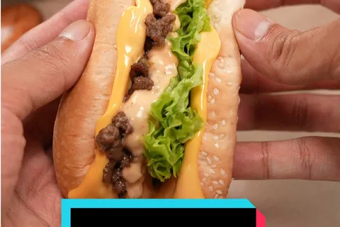 Cheesy Oblong Burger