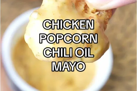Chicken Popcorn dengan Sos Chili Mayo