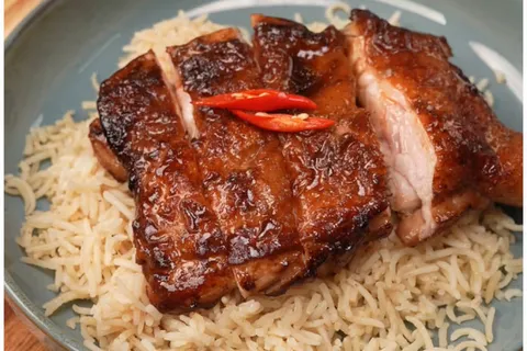 Nasi Ayam Grilled