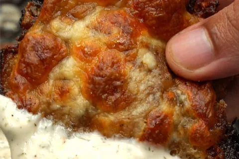 Cheesy Smashed Potato
