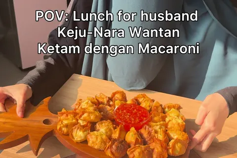 Wantan Kentang Cheese dan Makaroni