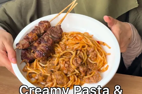 Krimi Pasta dan Sate Kambing