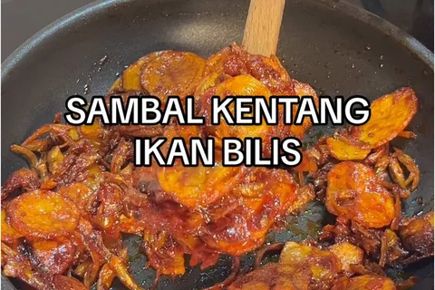 Sambal Kentang Ikan Bilis