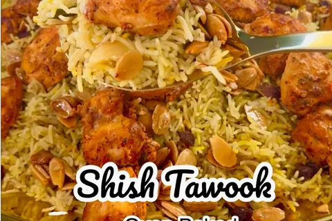 Shish Tawook dan Nasi Basmati