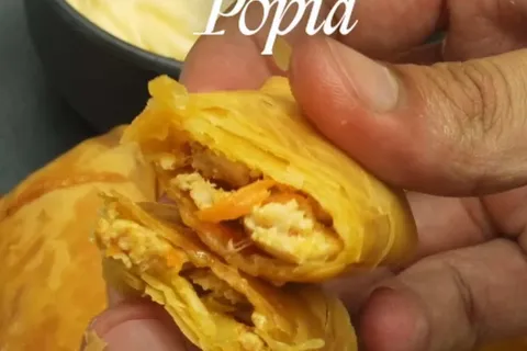 Spicy Chicken Popiah