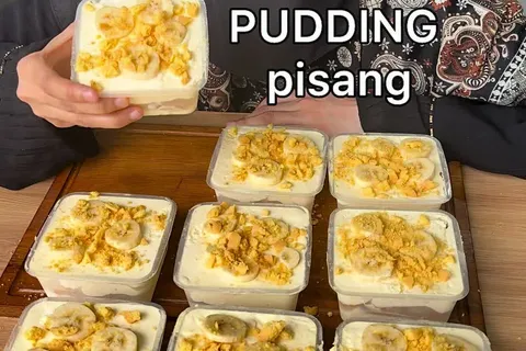 Puding Pisang Viral