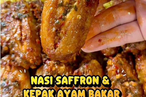 Nasi Saffron Ayam Panggang