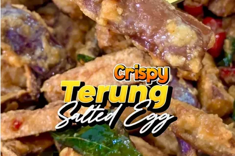 Terung Goreng Krispy Salted Egg