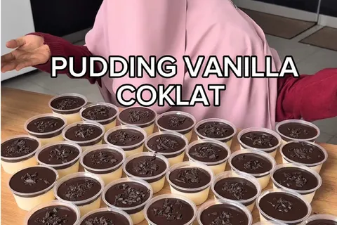 Puding Vanila Coklat