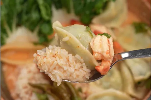 Tom Yam Santan Dumpling