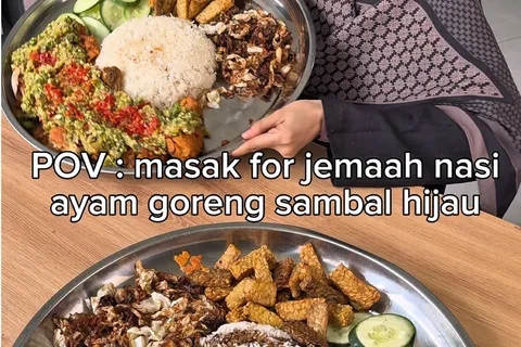 Nasi Ayam Sambal Hijau