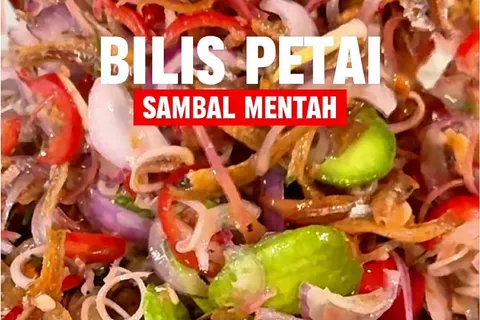 Sambal Matah Ikan Bilis Petai