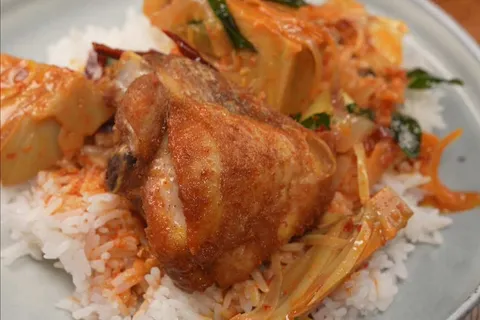 Gulai Nangka Ikan Kurau Masin