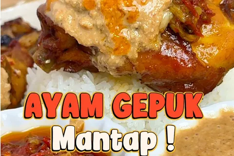 Ayam Gepuk Sambal Gajus