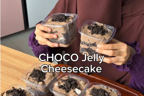 Choco Jelly Cheesecake