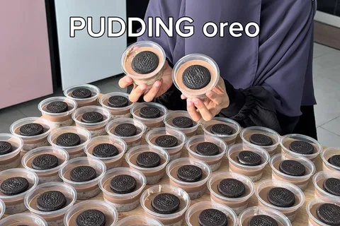 Puding Oreo