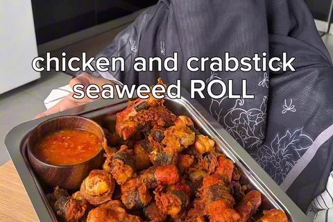 Chicken and Crab Seaweed Roll