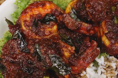 Udang Daun Kari