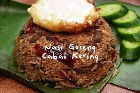 Nasi Goreng Daging Cabai Kering