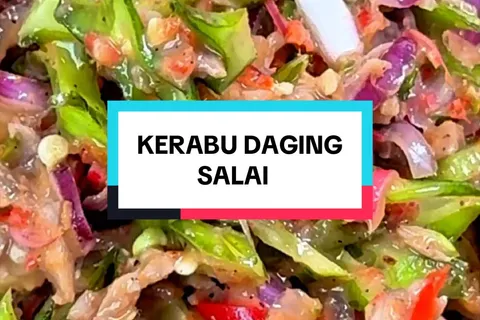 Kerabu Daging Salai