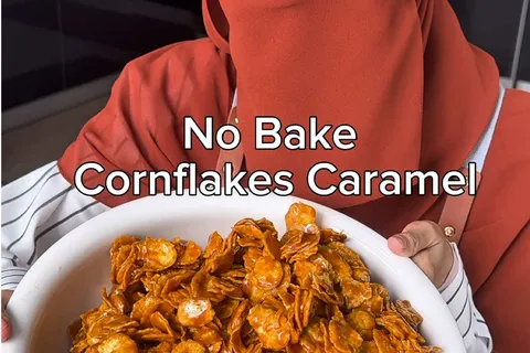 Cornflakes Caramel Tanpa Bakar