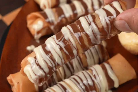 Popiah Pisang Coklat