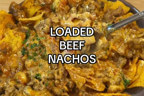 Loaded Beef Nachos