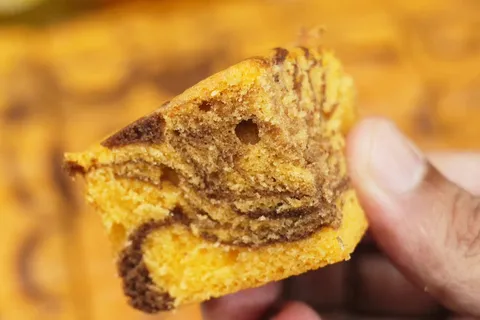 Orange Marble Cake