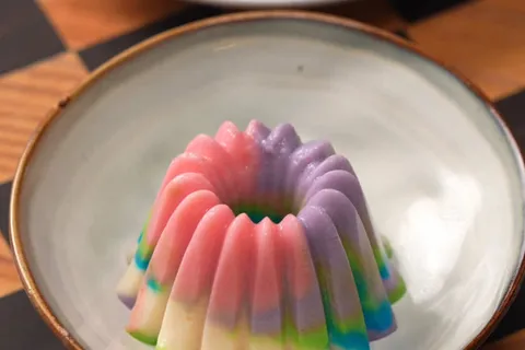 Puding Roti Pelangi