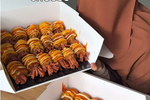 Roti Sausage Octopus Cheese