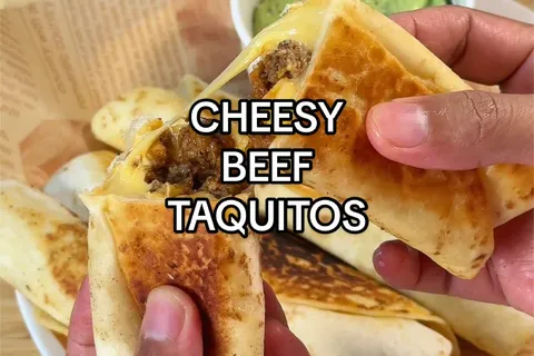 Cheesy Beef Taquito