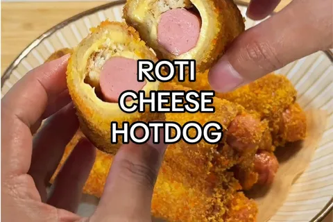 Roti Hotdog Goreng
