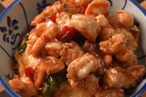 Telur Goreng Udang Sos