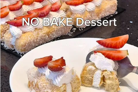 No Bake Dessert Coconut Cream