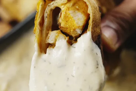 Cheesy Chicken Shawarma