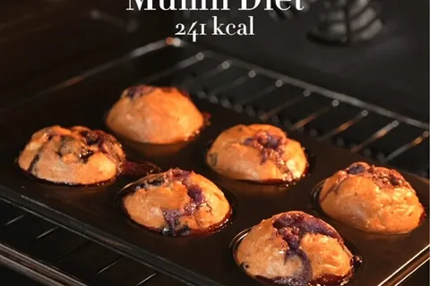 Muffin Diet Blueberry